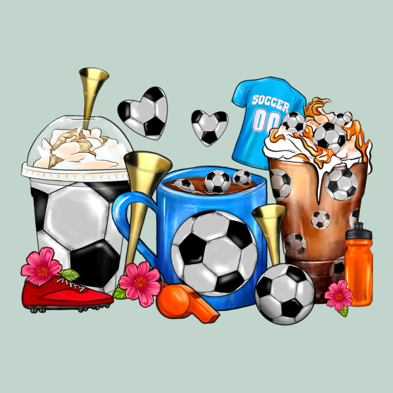 Soccer Coffee Cups Zipper Hoodie by FaDigitalArtStudio | Teevron