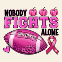 Nobody Fights Alone Breast Cancer Vintage Tee | Teevron