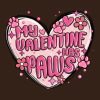 My Valentine Has Paws Heavy Core Tee | Teevron