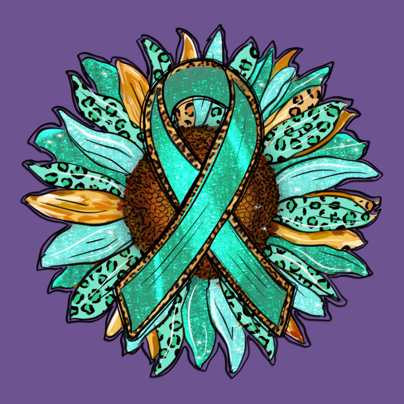 Ovarian Liver Cancer Awareness Sunflower Vintage Tee by RanaPortraitStore | Teevron