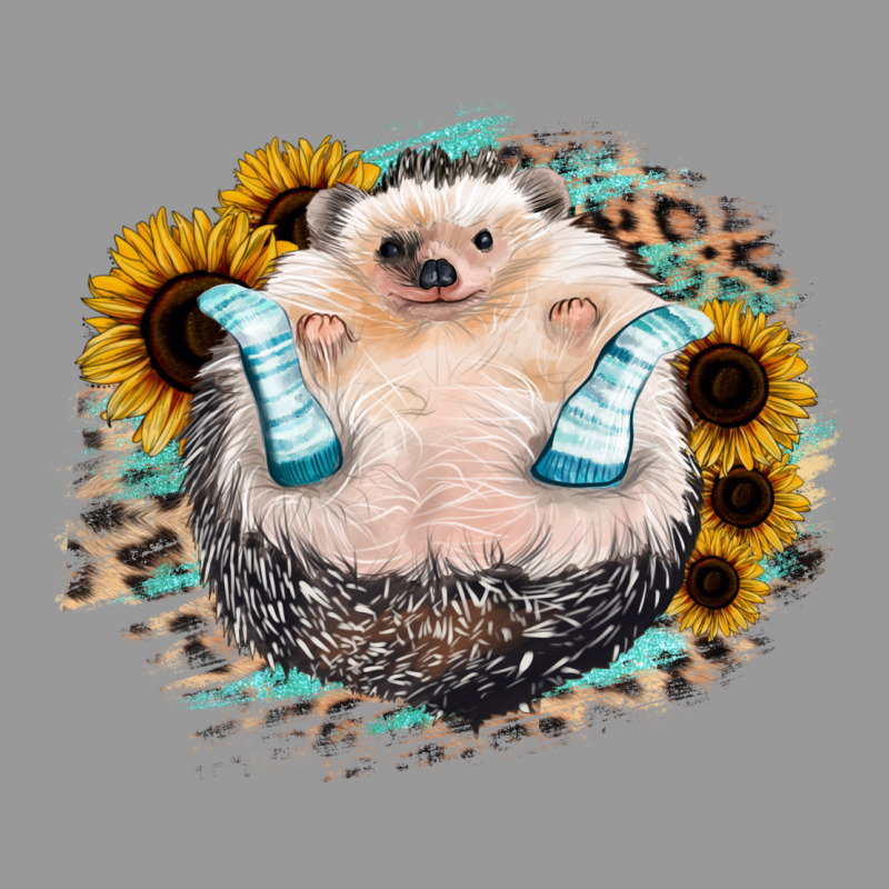 Hedgehog With Sunflower Vintage Hoodie by Bettercallsaul | Teevron