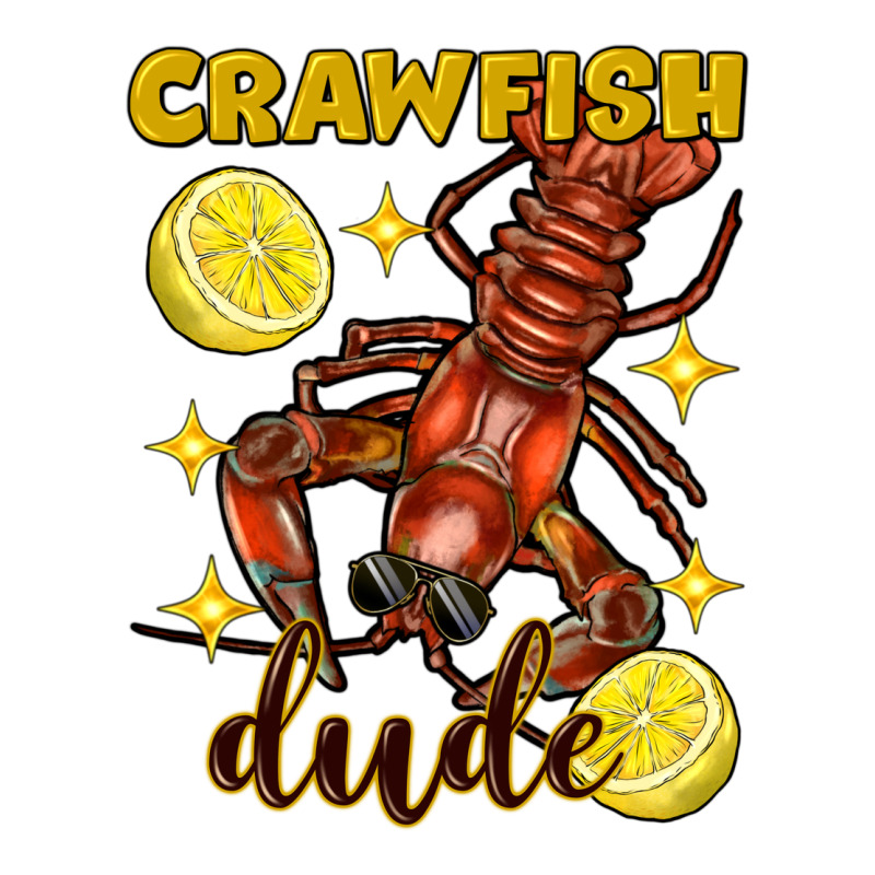 Mardi Gras Crawfish Dude Zipper Hoodie by FaDigitalArtStudio | Teevron