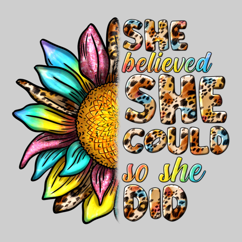 She Believed She Could So She Did Premium Tee by NancyCooperArtShop | Teevron