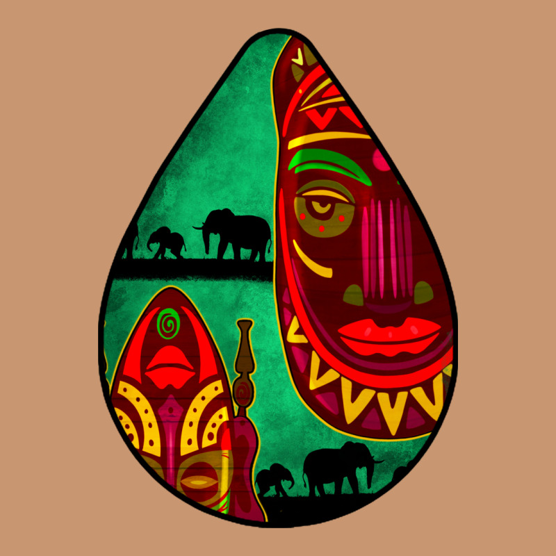 African Masks Teardrop  3 Heavyweight Hoodie by BundleAndBundleShop | Teevron