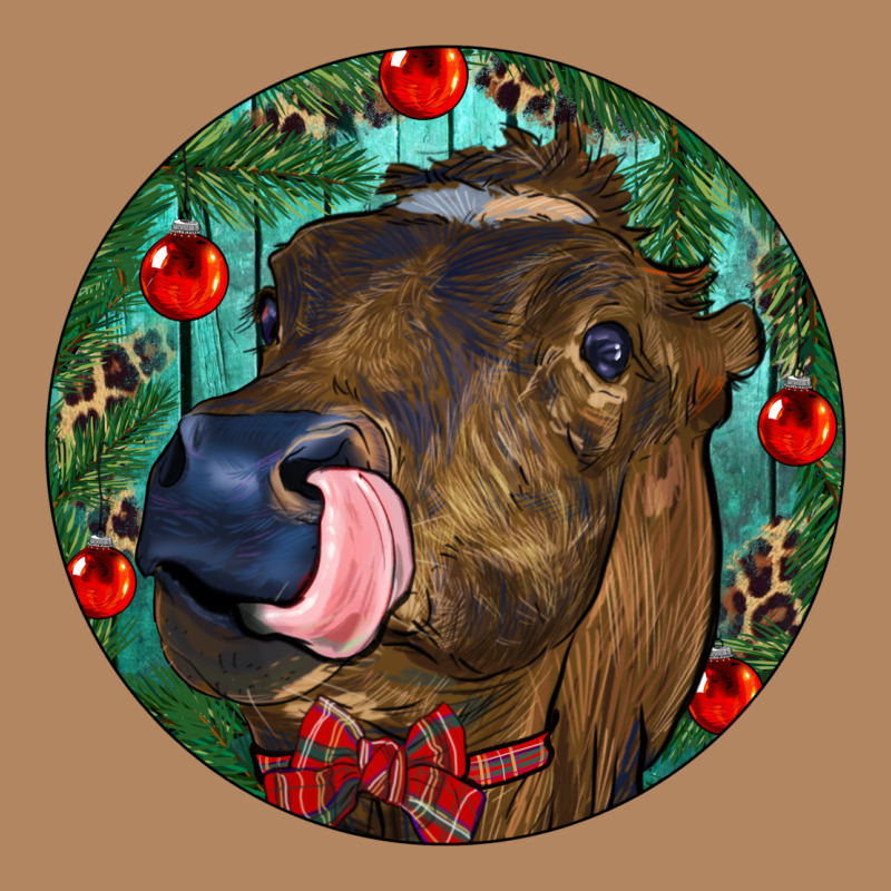 Longhorn Cow Christmas Long Sleeve Tee by RanaPortraitStore | Teevron