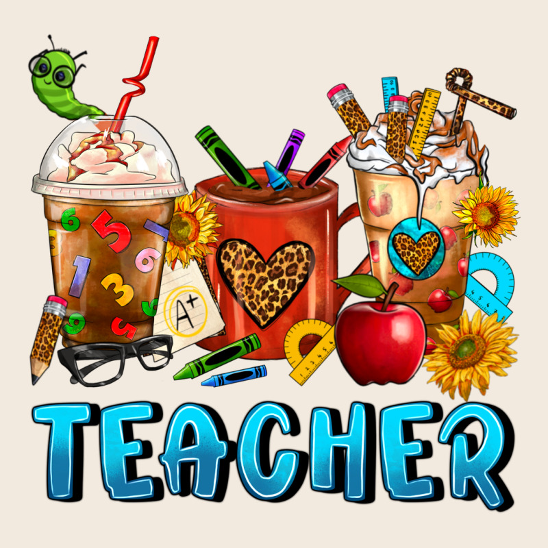 Teacher Coffee Cups Zipper Hoodie by FaDigitalArtStudio | Teevron