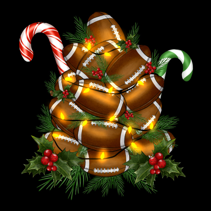 Football Tree Christmas Ladies Tee by RanaPortraitStore | Teevron