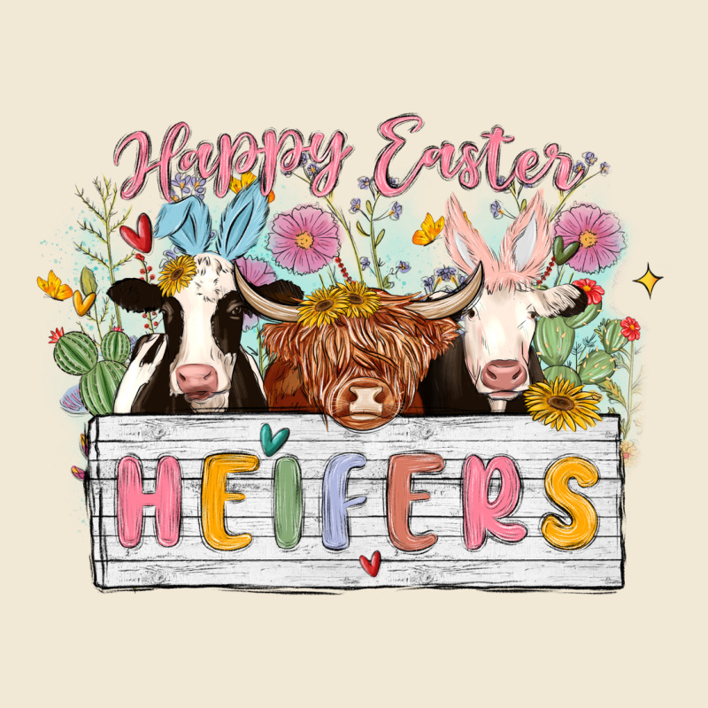 Happy Easter Heifers Ladies Tee by MaliasSmallBusiness | Teevron