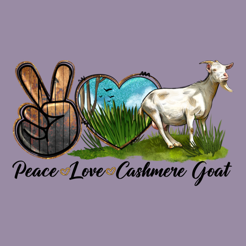 Peace Love Cashmere Goat Classic Tee by LillyAllenDesigns | Teevron