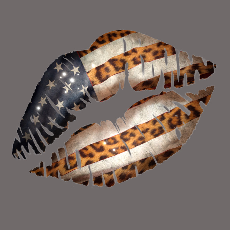 Vintage American Flag With Leopard Pattern Urban Heavy Tee by Bettercallsaul | Teevron