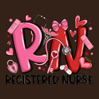Rn Registered Nurse Valentines Day Heavy Core Tee | Teevron