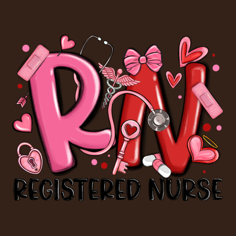 Rn Registered Nurse Valentines Day Heavy Core Tee by MaliasSmallBusiness | Teevron
