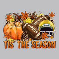 Tis' The Season Football Yellow Helmet Long Sleeve Tee | Teevron
