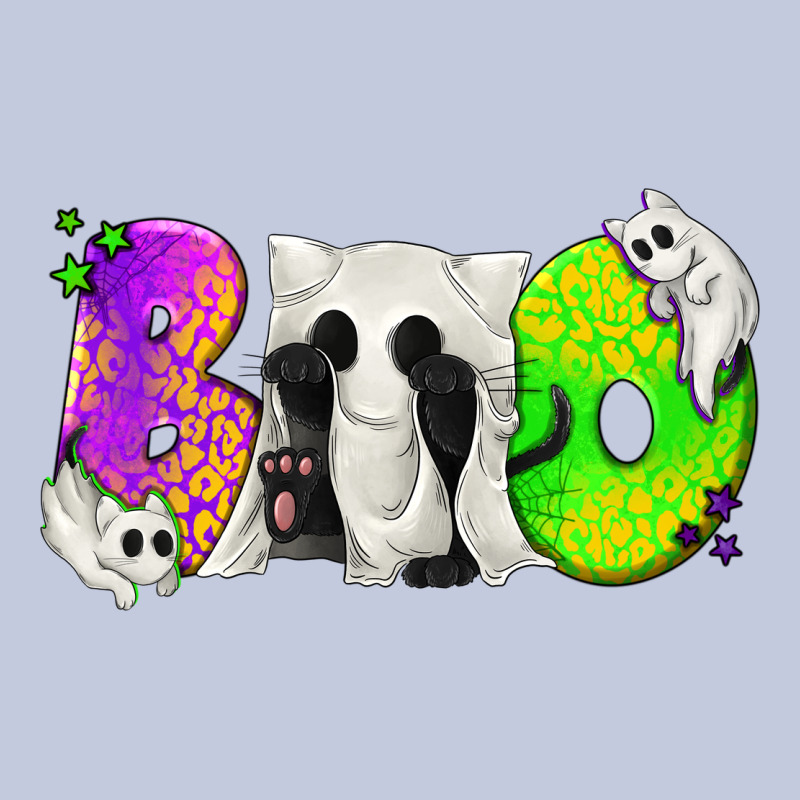 Boo Ghost Cat Long Sleeve Tee by texasbilliewilder | Teevron