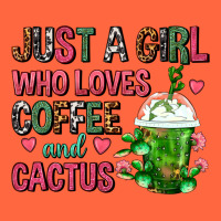 Just A Girl Who Loves Coffee And Cactus Frappe Premium Hoodie | Teevron