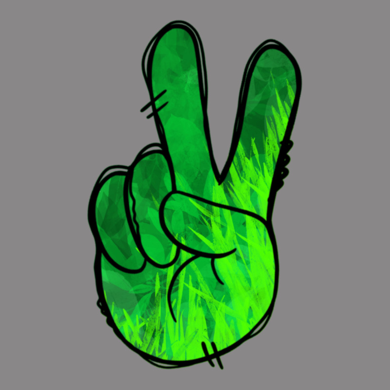 Green Peace Sign Vintage Tee by Jasminsmagicworld | Teevron
