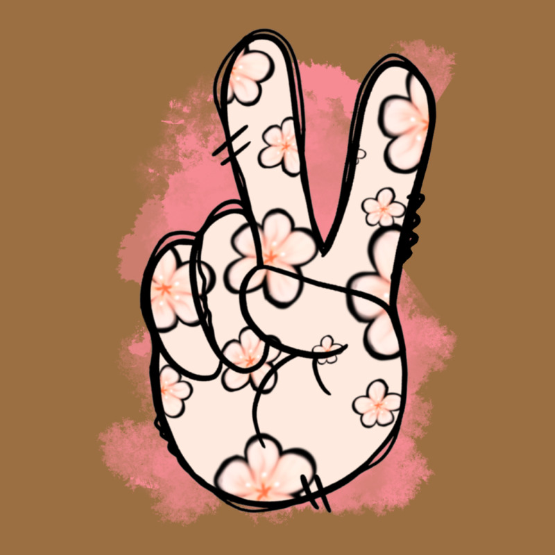 Floral Peace Sign Vintage Tee by Jasminsmagicworld | Teevron