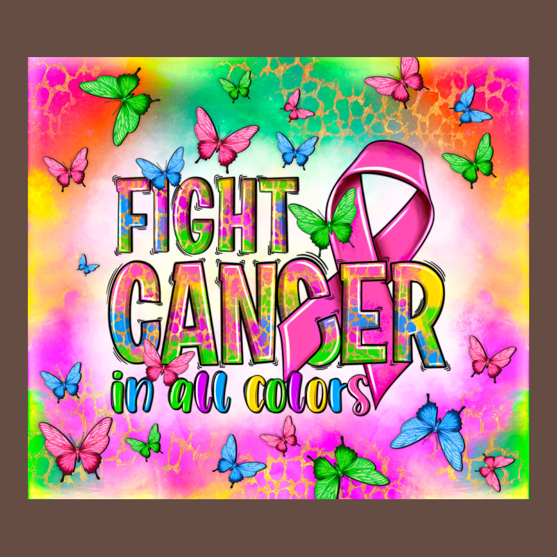 Fight Cancer In All Colors Long Sleeve Tee by NancyCooperArtShop | Teevron