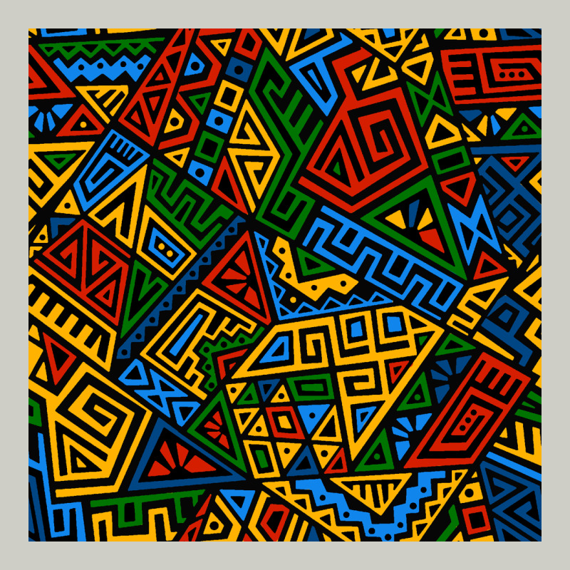 African Geometric Seamless Pattern Heavyweight Hoodie by BundleAndBundleShop | Teevron