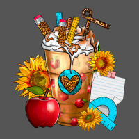 Teacher Cold Drink Frappe With Sunflowers Zipper Hoodie | Teevron