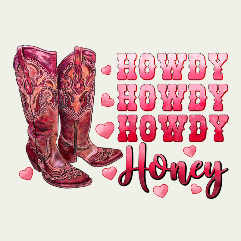 Howdy Howdy Howdy Honey With Cowgirl Boots Urban Heavy Tee by RanaPortraitStore | Teevron