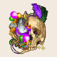 Mardi Gras Skull Zipper Hoodie | Teevron
