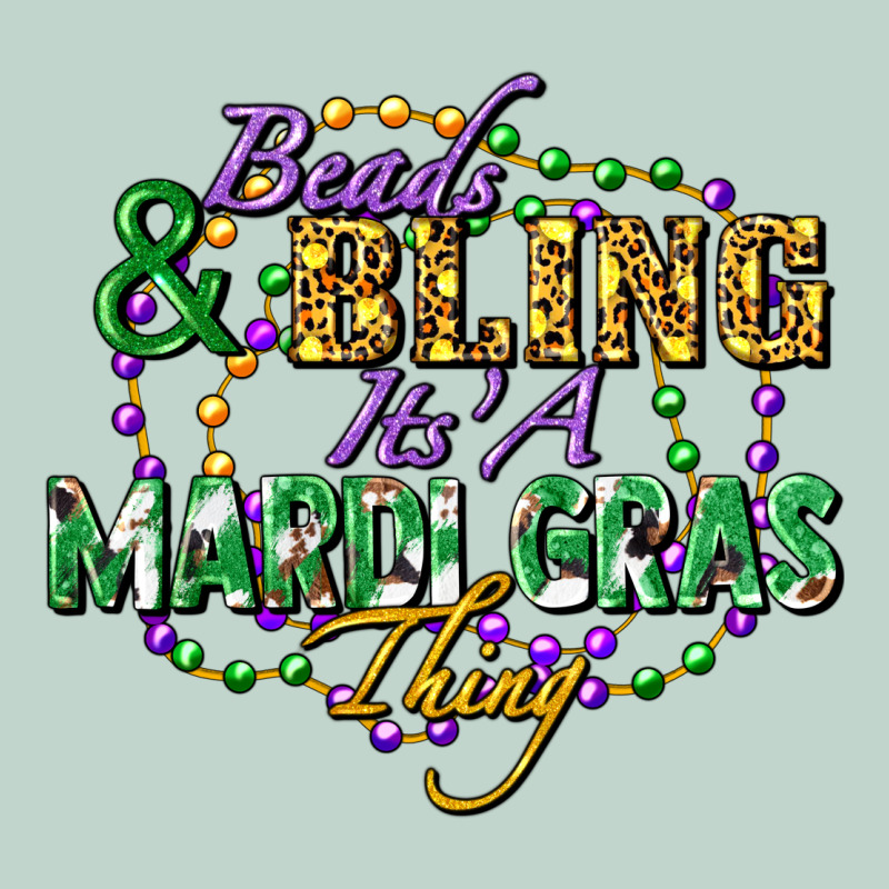 Beads And Bling It's' A Mardi Gras Thing Zipper Hoodie by FaDigitalArtStudio | Teevron