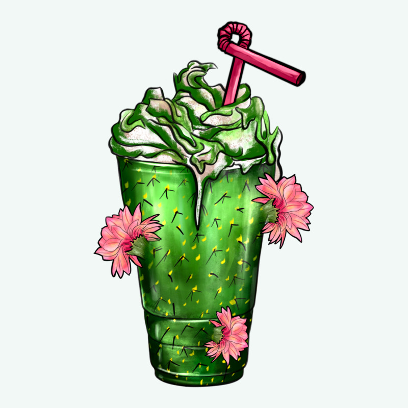 Western Cactus Cold Frappe Premium Hoodie by FaDigitalArtStudio | Teevron