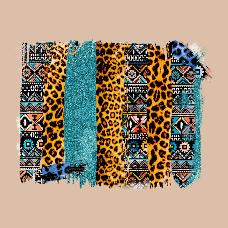 Aztec Leopard Glitter Brushstrokes Urban Heavy Tee by Bettercallsaul | Teevron