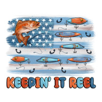 fishing lure flag keepin' it reel | Teevron
