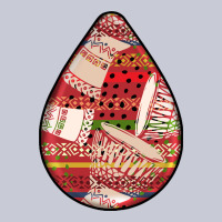 African Fabric Pattern Teardrop Earrings 3 Heavyweight Hoodie | Teevron