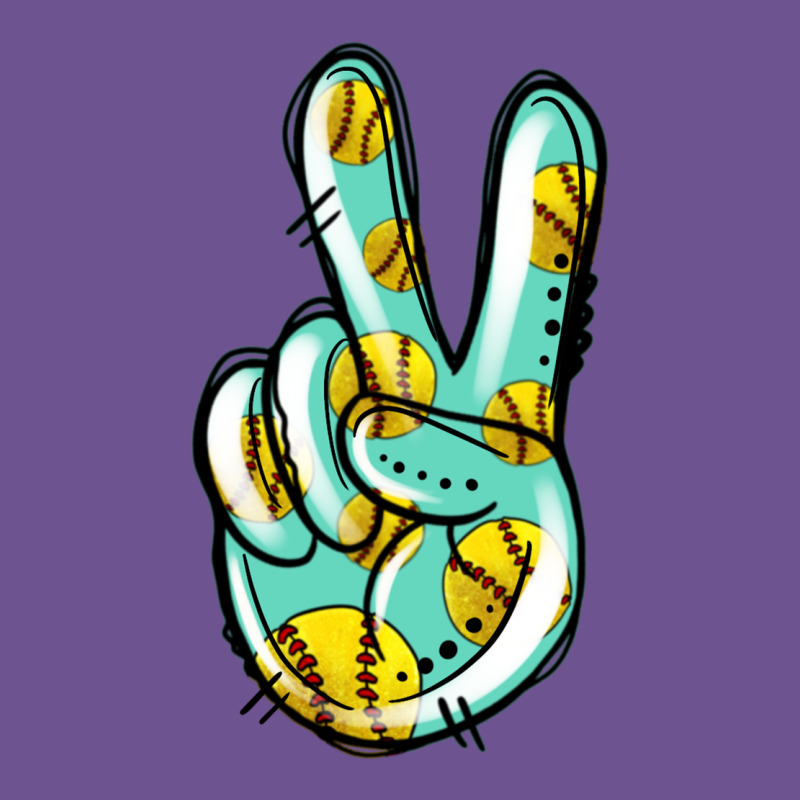 Softball Peace Sign Vintage Tee by Jasminsmagicworld | Teevron