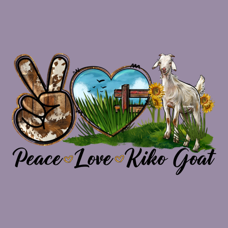 Peace Love Kiko Goat Classic Tee by LillyAllenDesigns | Teevron