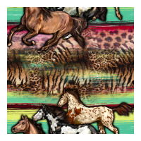 horses seamless pattern | Teevron