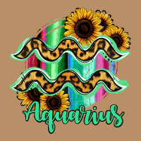 Aquarius Zodiac Sign Sunflower Leopard Serape Vintage Hoodie | Teevron