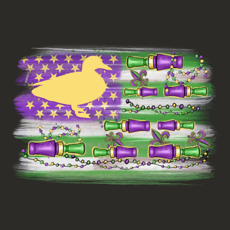 Mardi Gras Duck Call Flag Heavy Core Tee by MaliasSmallBusiness | Teevron