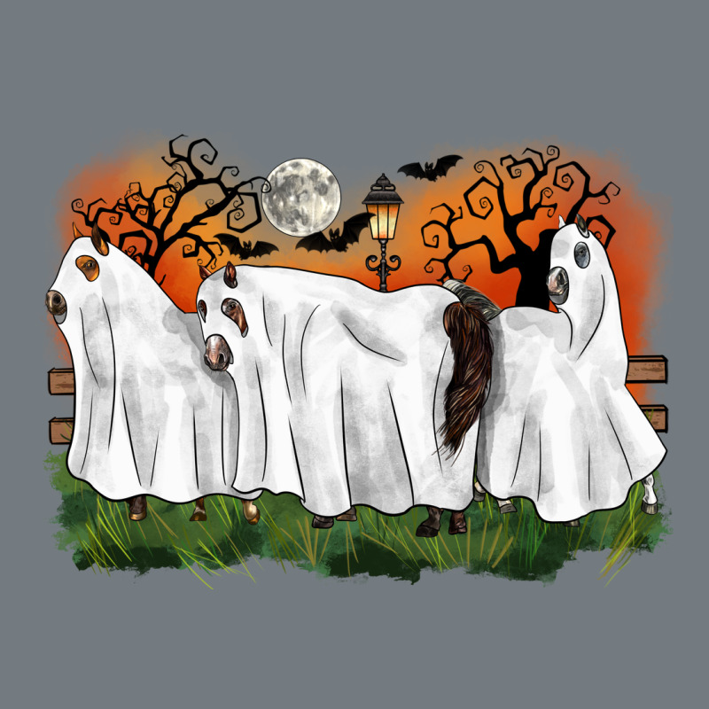 Ghost Horses Halloween Heavyweight Sweatshirt by CowGirlArtShop | Teevron