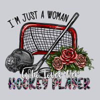 I'm Just A Woman Who Loves Her Hockey Player Urban Hoodie | Teevron