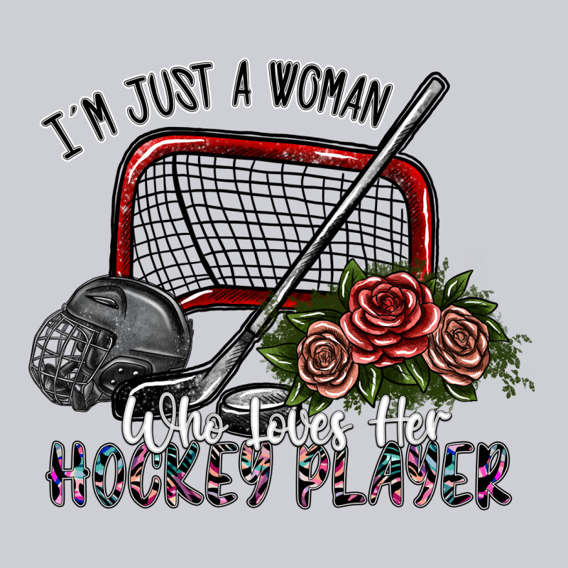 I'm Just A Woman Who Loves Her Hockey Player Urban Hoodie by SublimationCraftShop | Teevron