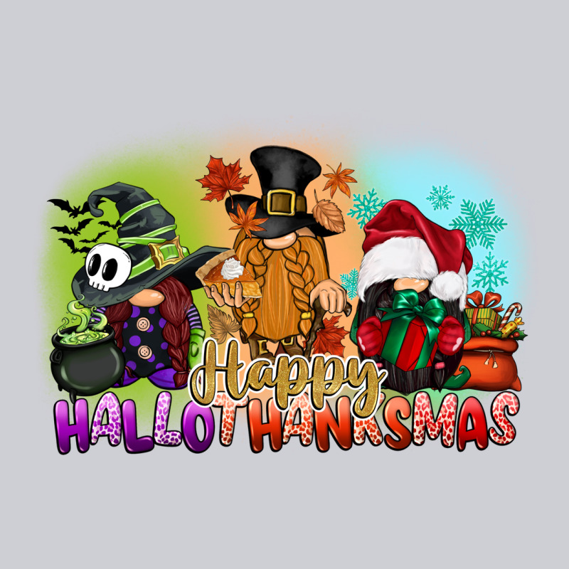Happy Hallothanksmas Gnomes Heavyweight Sweatshirt by CowGirlArtShop | Teevron