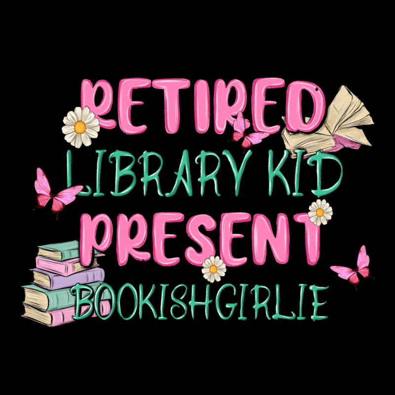 Retired Library Kid Present Bookish Girlie Heavy Core Tee by MaliasSmallBusiness | Teevron