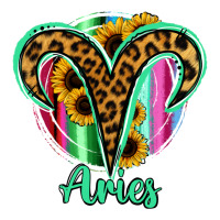 Aries Zodiac Sign Sunflower Leopard Serape | Teevron