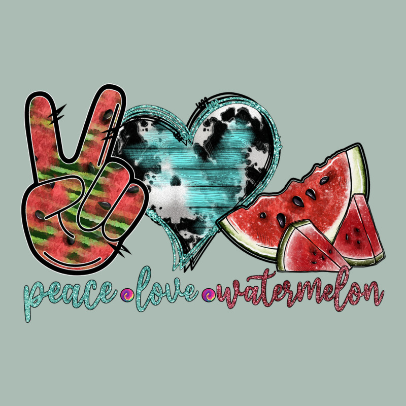 Peace Love Watermelon Classic Tee by SublimationCraftShop | Teevron
