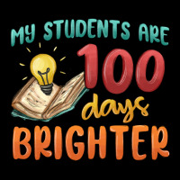 My Students 100 Days Brighter Heavy Core Tee | Teevron