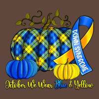 October We Wear Blue And Yellow With Pumpkins Classic Tee | Teevron
