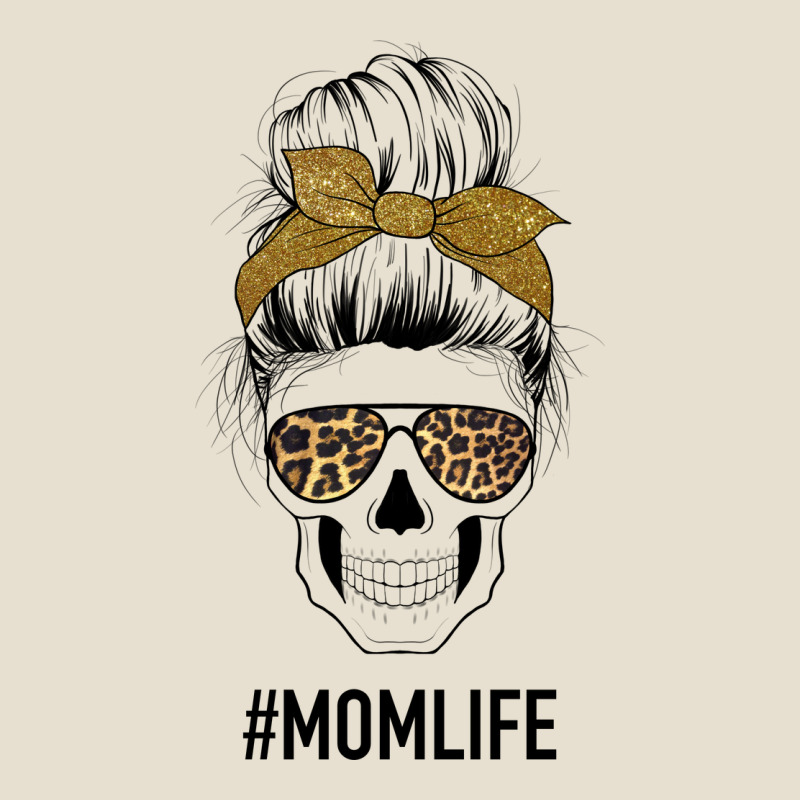 Glitter Patterned Leopard Mom Skull Urban Heavy Tee by Bettercallsaul | Teevron