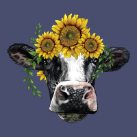 Holstein Cow With Sunflower Vintage Tee | Teevron