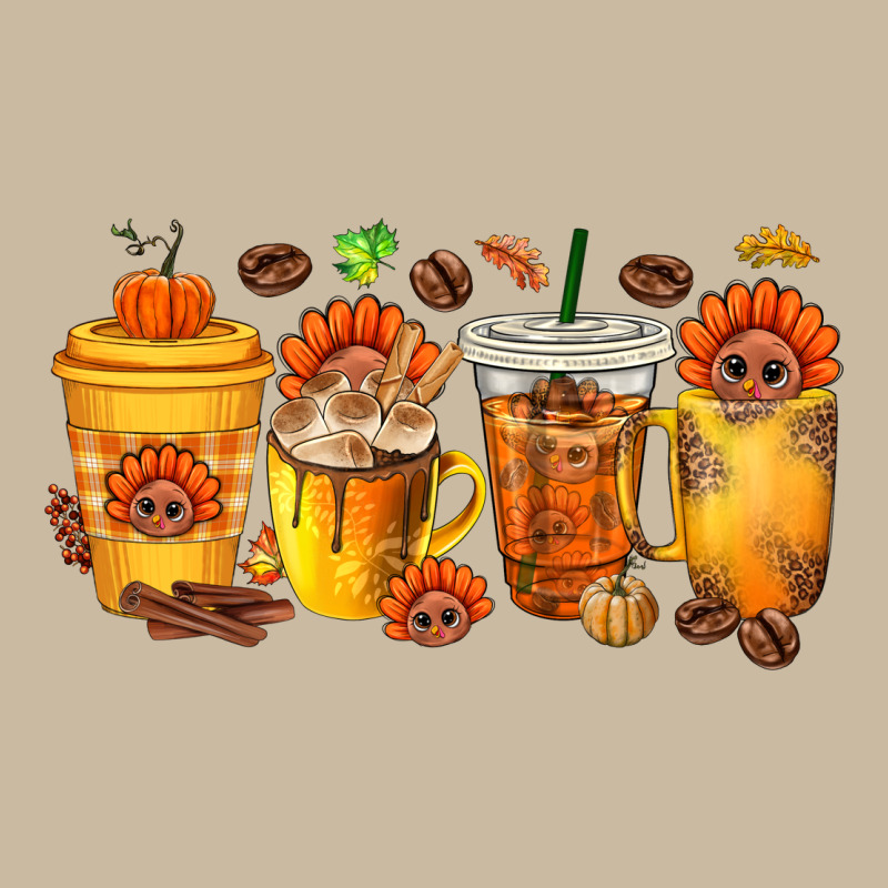 Thanksgiving Coffee Cups Long Sleeve Tee by texasbilliewilder | Teevron