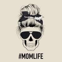 Black Glitter Cowhide Patterned Mom Skull Urban Heavy Tee | Teevron