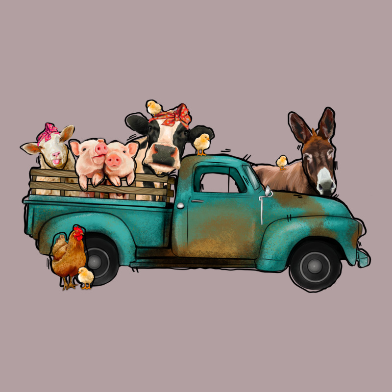 Farm Animals Truck Vintage Hoodie by Bettercallsaul | Teevron